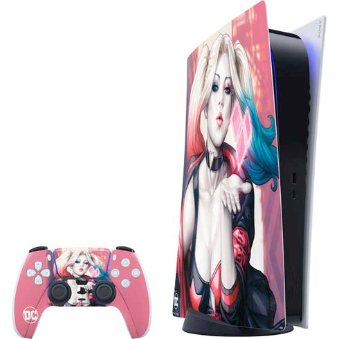DC Comics Harley Quinn Rebirth Cover #1 Legacy Color Variant Art by Art Germ PlayStation PS5 Skins
